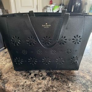 Kate spade Faye Drive Elisabeth tote black leather bag